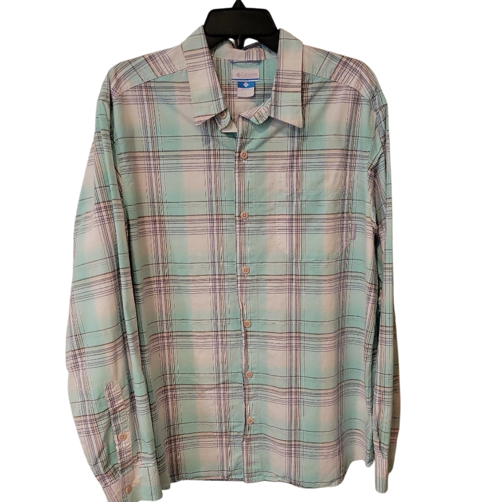 Men's Columbia Long Sleeve Button Down Shirt